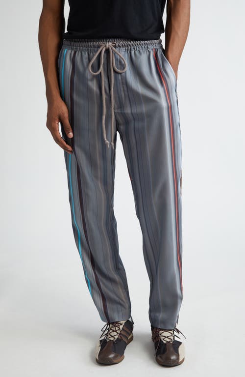 x Song for the Mute Recycled Polyester Track Pants in Brown/Tech Earth