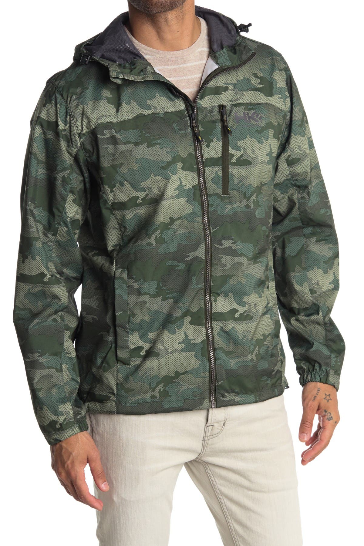 hawke & co rain jacket