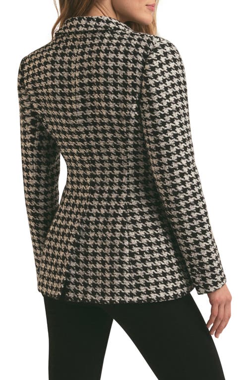 Shop Favorite Daughter The Favorite Houndstooth Blazer In Black/white Hounds