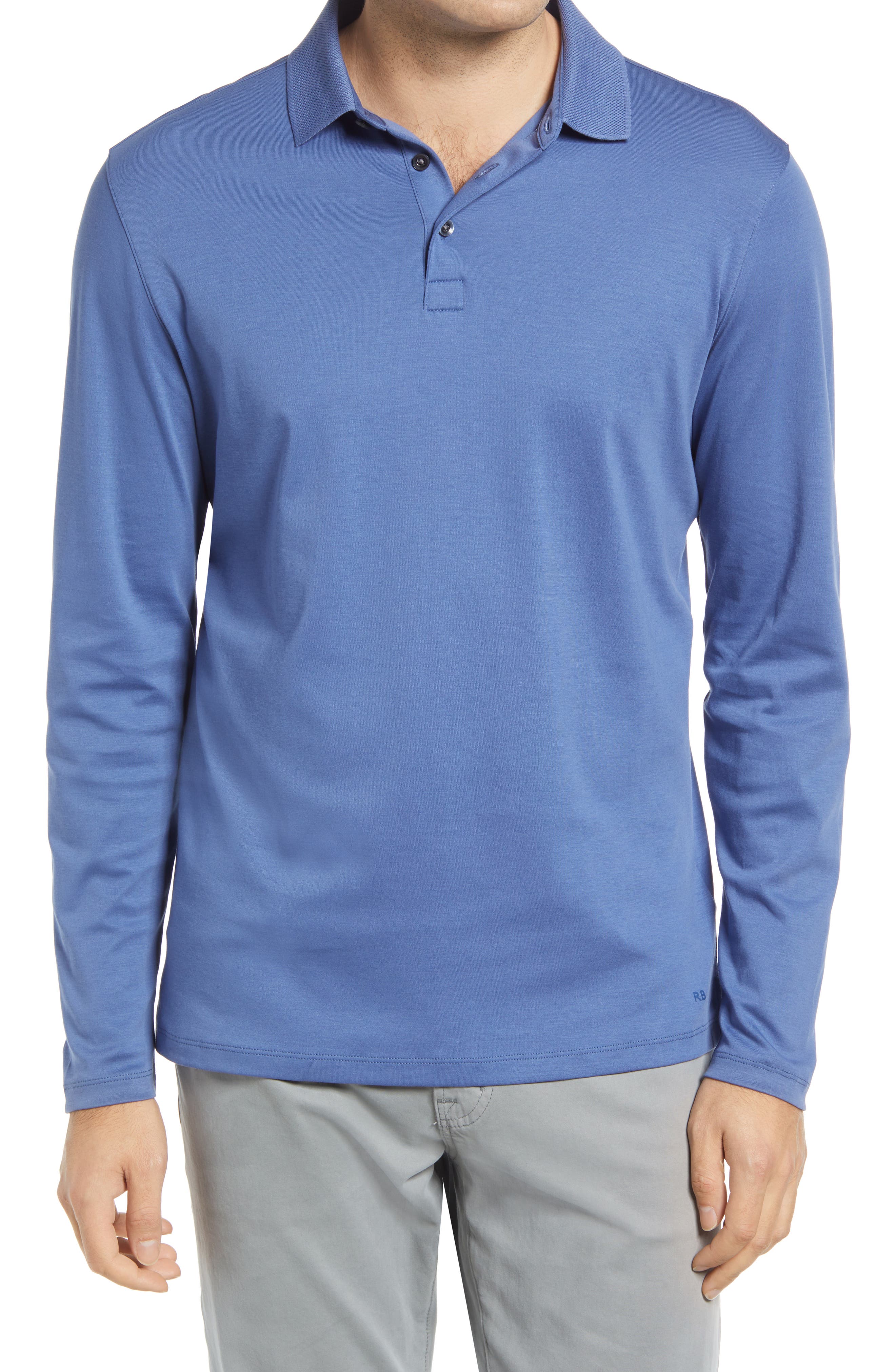 Navy blue Polo Collar T-shirt