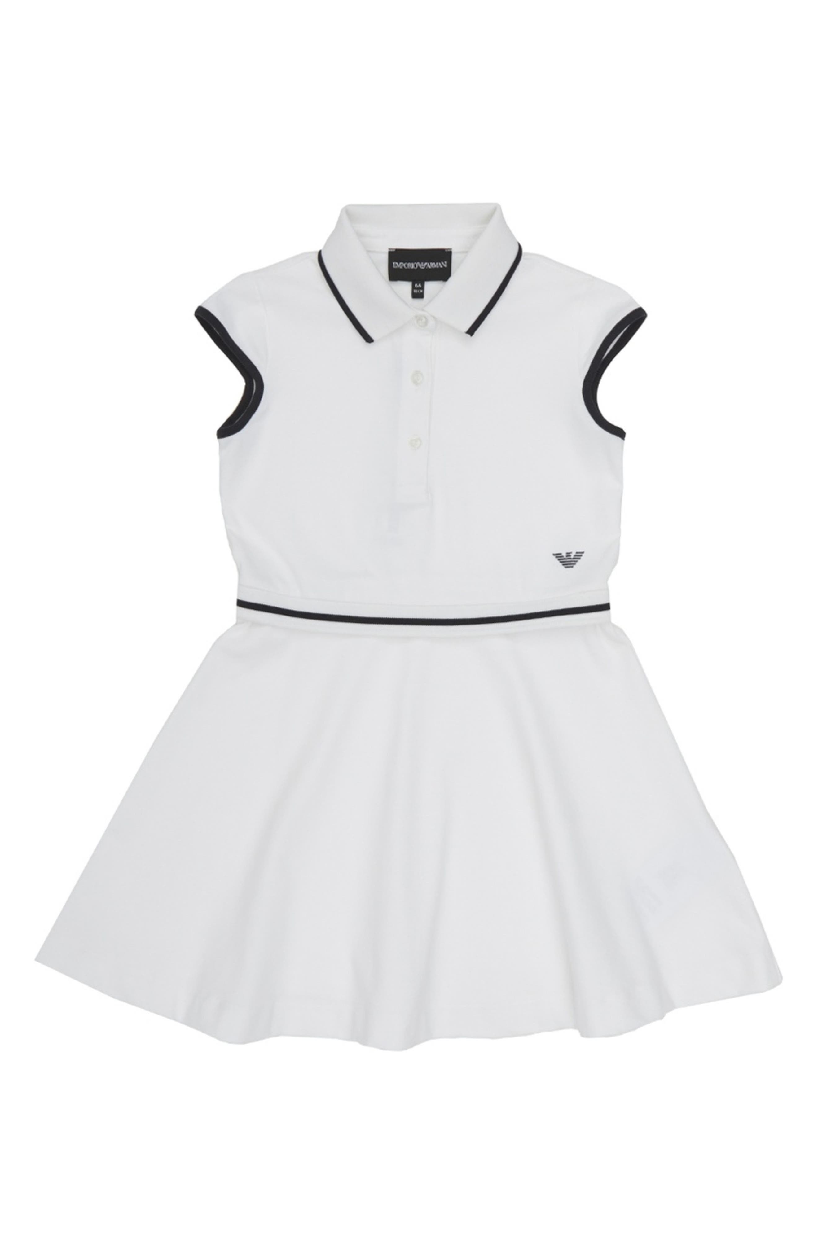 Armani Junior Cap Sleeve Tennis Dress 