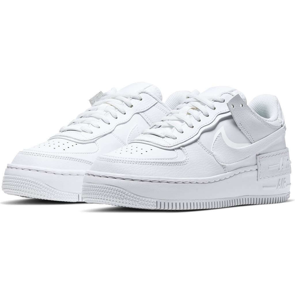 Nike Air Force 1 Shadow Sneaker In White/white/white