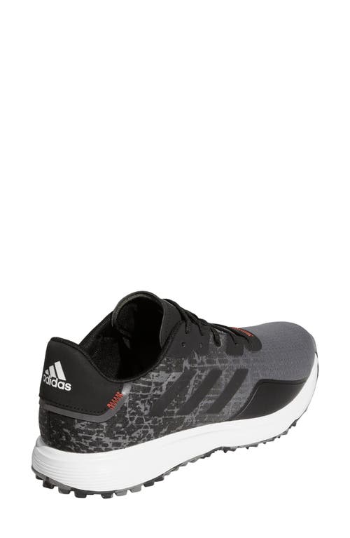 Shop Adidas Originals Adidas S2g Waterproof Spikeless Golf Shoe In Grey Four/core Black