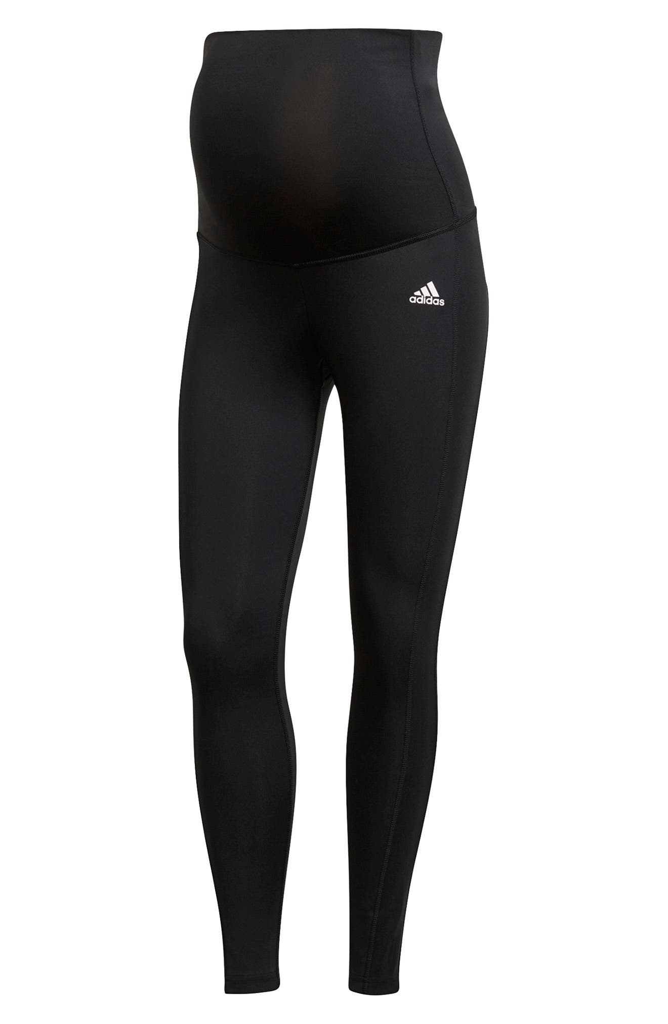 Adidas Originals Designed To Move 7/8 Sport Tights In Black/ White