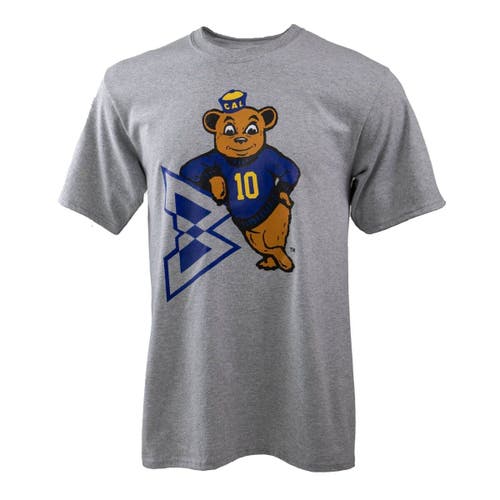 Men's Beast Mode Heather Gray Cal Bears Co-Branded Logo T-Shirt