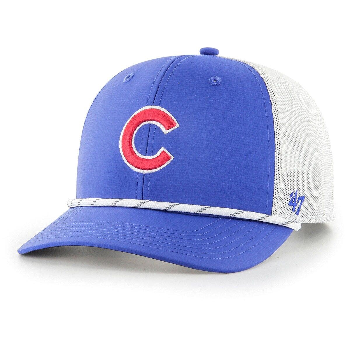 Cubs Trucker Hat mesh hat snapback hat royal blue new vintage style Chicago hat 
