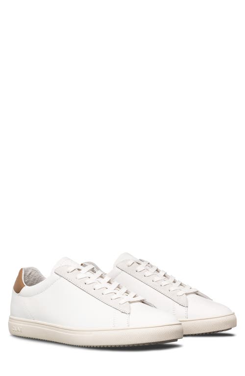 Shop Clae Bradley California Sneaker In White/camelleather