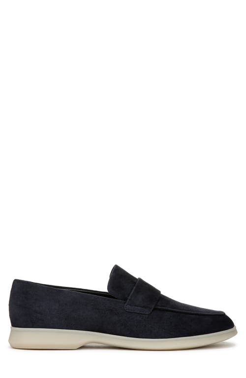 Shop Vince Bigsur Moc Toe Loafer In Blue Ink