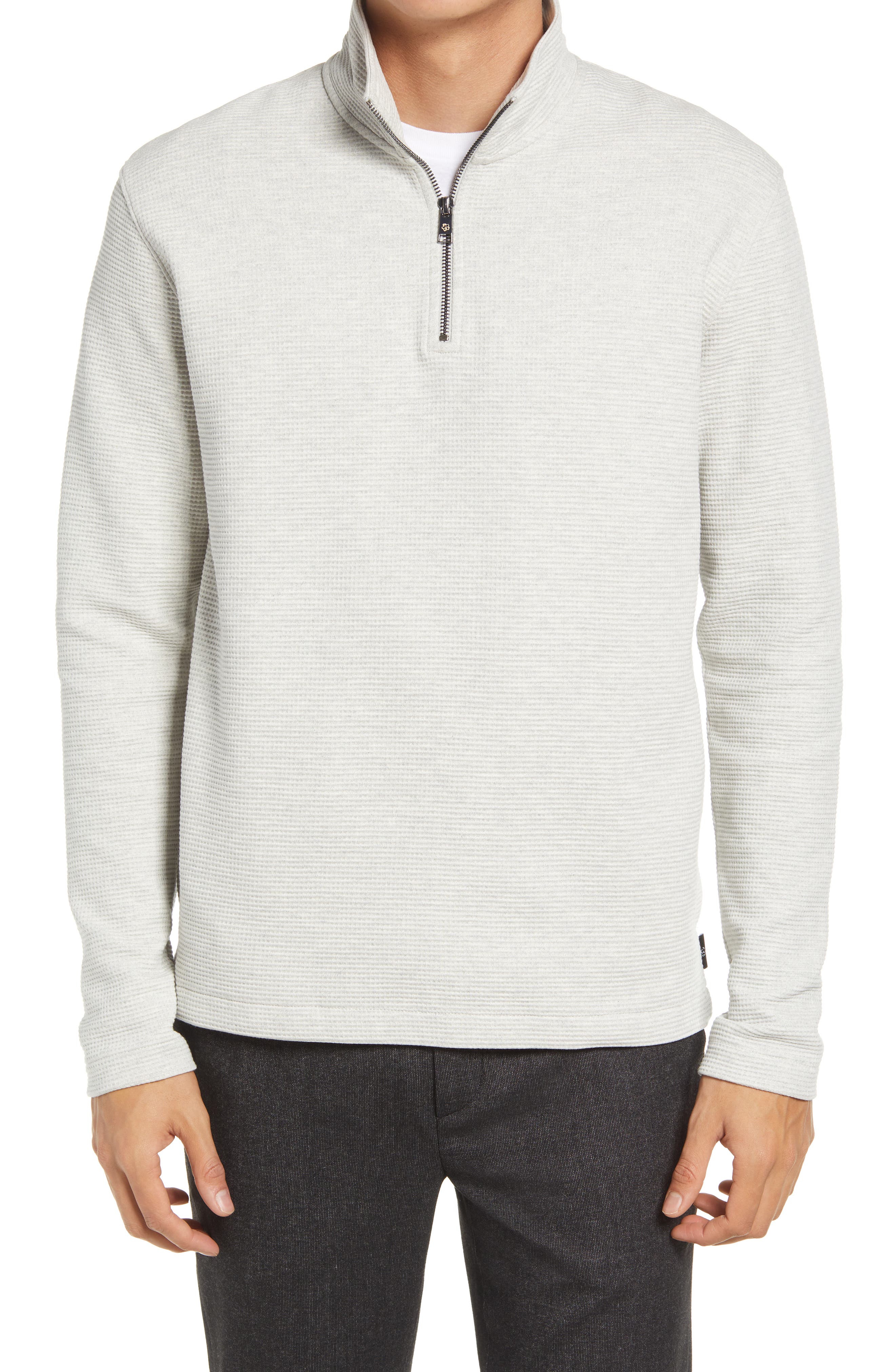 men's quarter zip pullover sweater