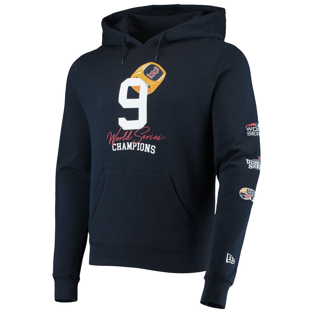 Official New Era Houston Texans Logo Navy Pullover Hoodie A1071_B82  A1071_B82 A1071_B82