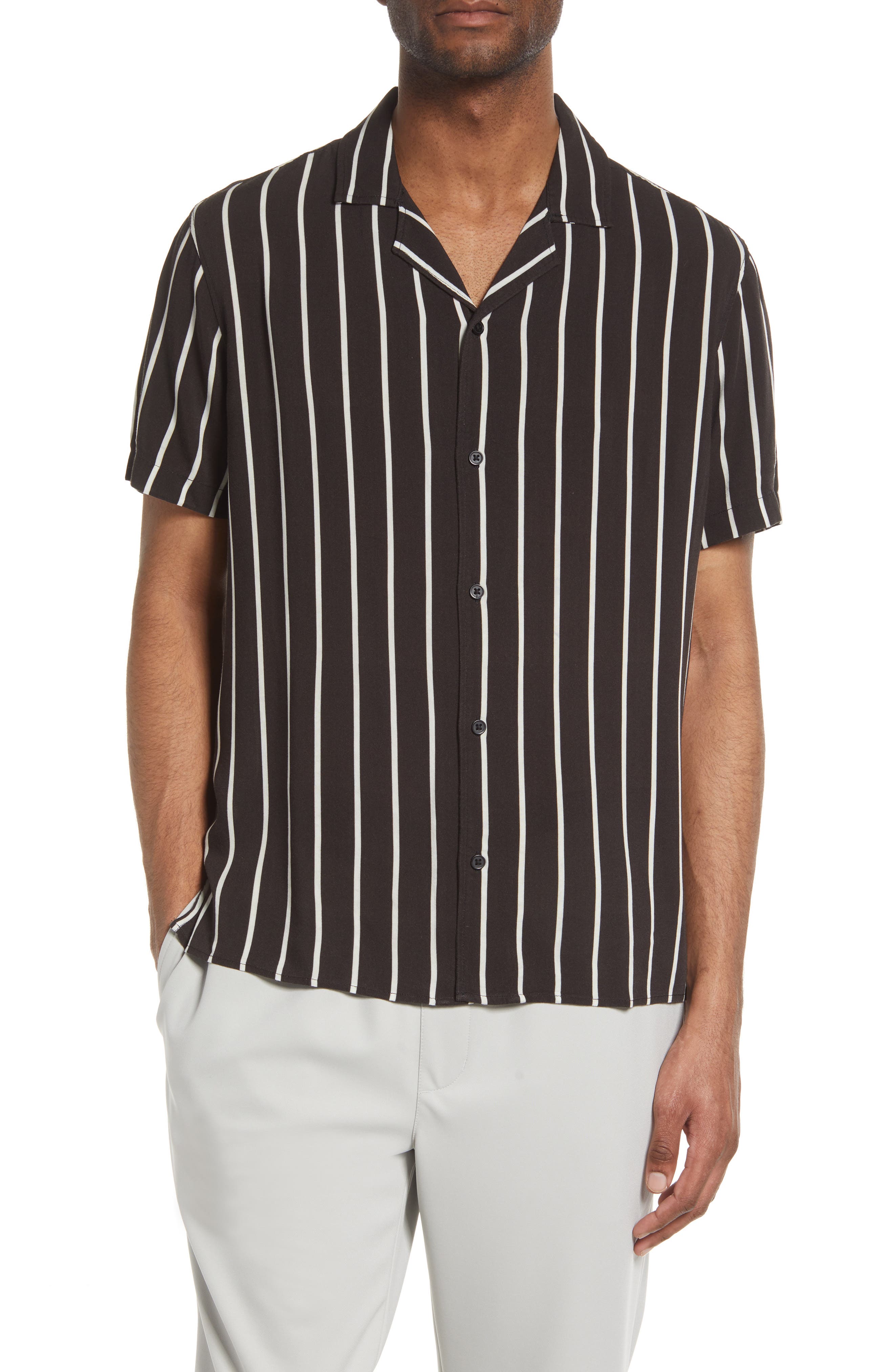Men's Black Button Up Shirts | Nordstrom