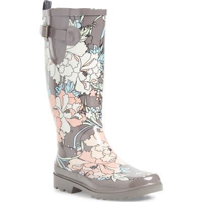 Sakroots Rhythm Waterproof Rain Boot, Pink