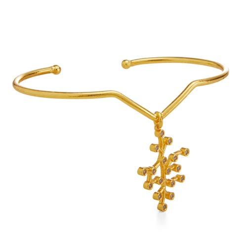 Dhwani Bhansal Auro Bracelet In Gold Plated