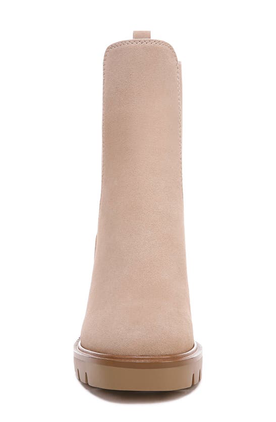 Sam Edelman Women's Rollins Lug-sole High-heel Chelsea Booties Women's Shoes In Sesame Se