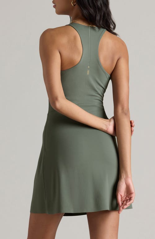 Shop Rhone Course To Court Sport Dress In Olive Shadow