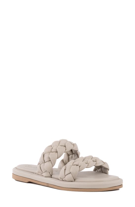 Seychelles Golden Coast Slide Sandal In Light Grey