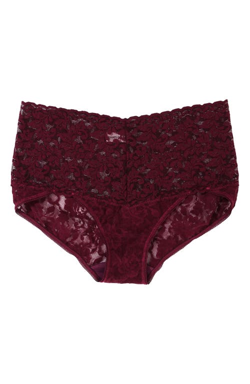 Shop Hanky Panky Retro V-kini Briefs In Dried Cherry