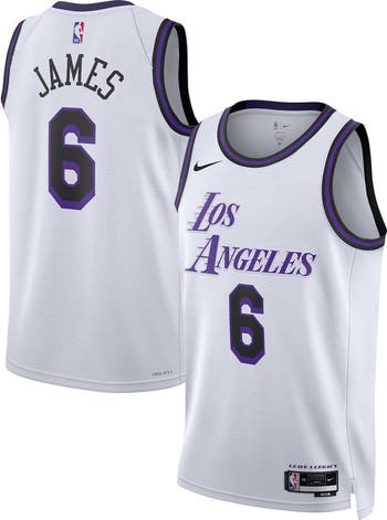 Nike Unisex Nike LeBron James White Los Angeles Lakers 2022/23  