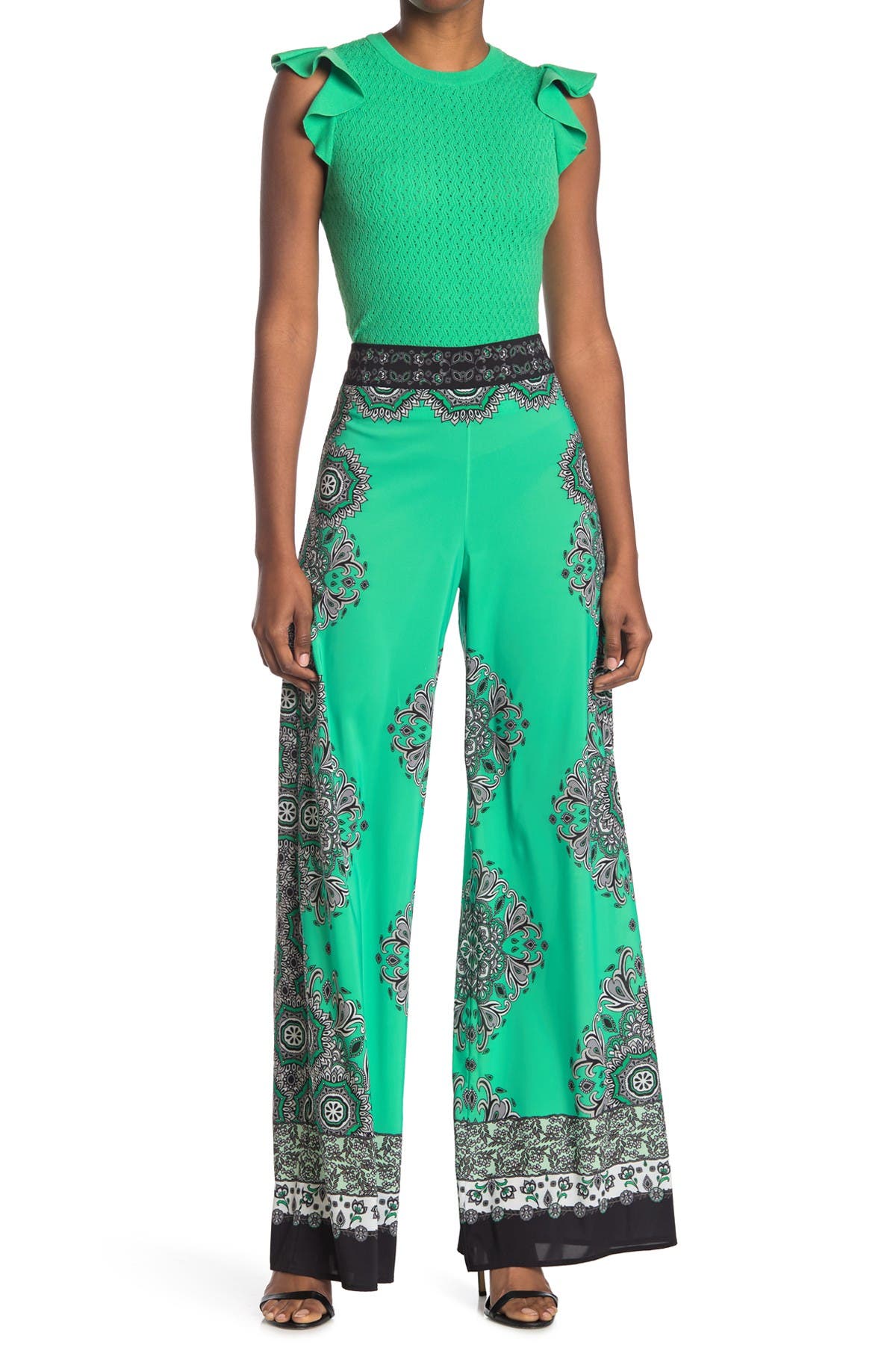 alice and olivia wide leg pants