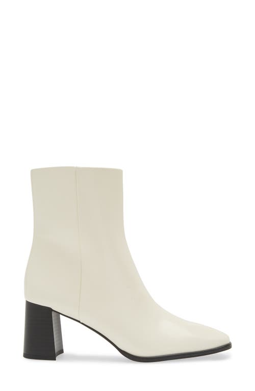 Nordstrom Rack Normandy Block Heel Bootie In Ivory Vanilla