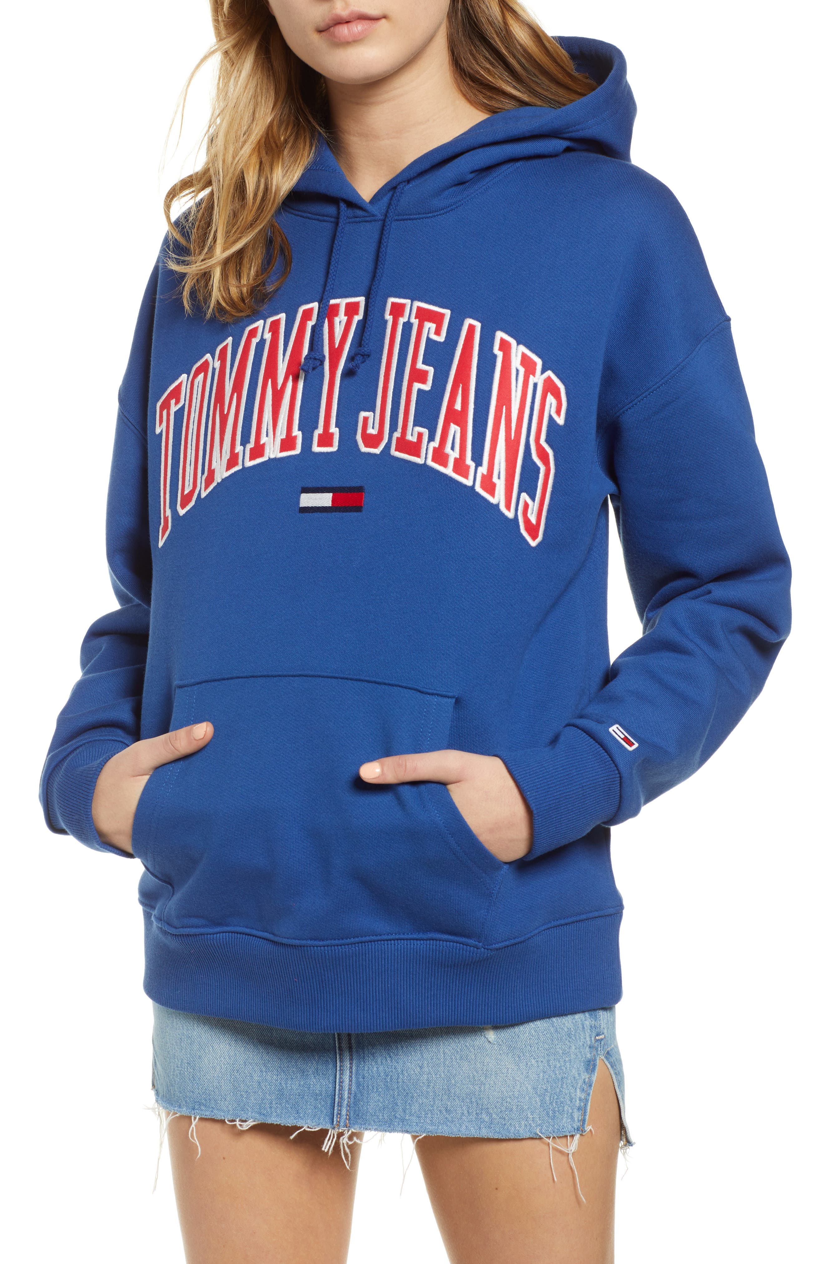 tommy logo hoodie