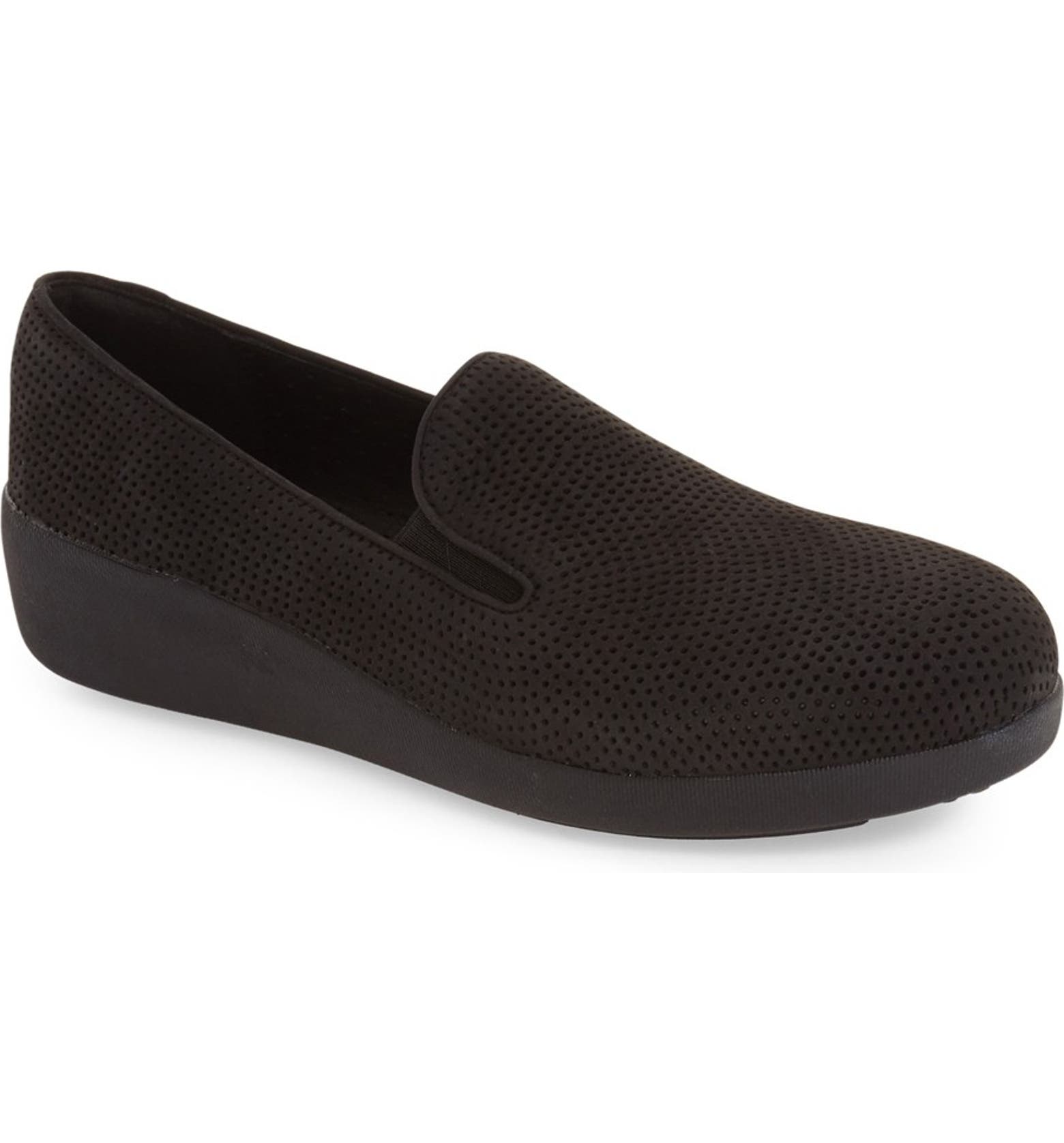 FitFlop™ 'F-Pop Skate' Perforated Wedge Sneaker (Women) | Nordstrom