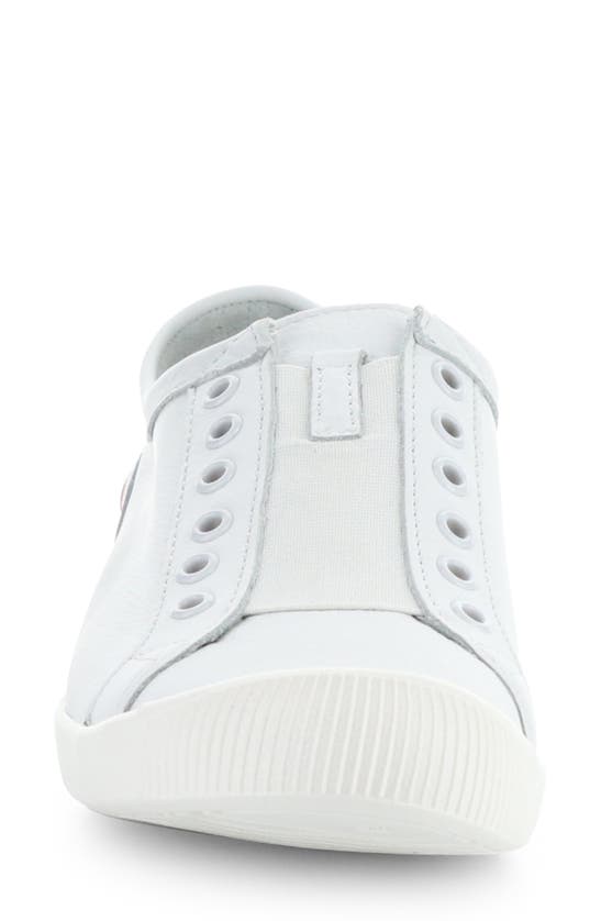 Shop Softinos By Fly London Irit Low Top Sneaker In White Smooth