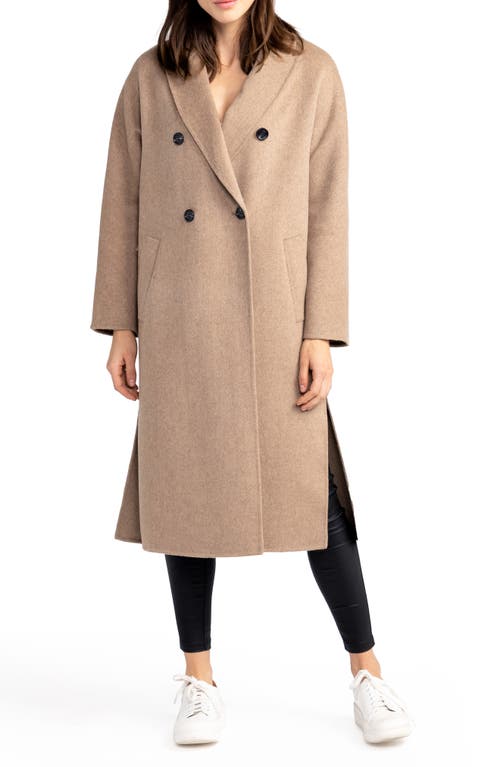 Guest List Oversize Double Breasted Wool Blend Coat