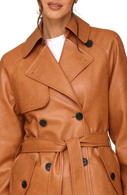 Shop Avec Les Filles Relaxed Midlength Walking Coat In Butterscotch