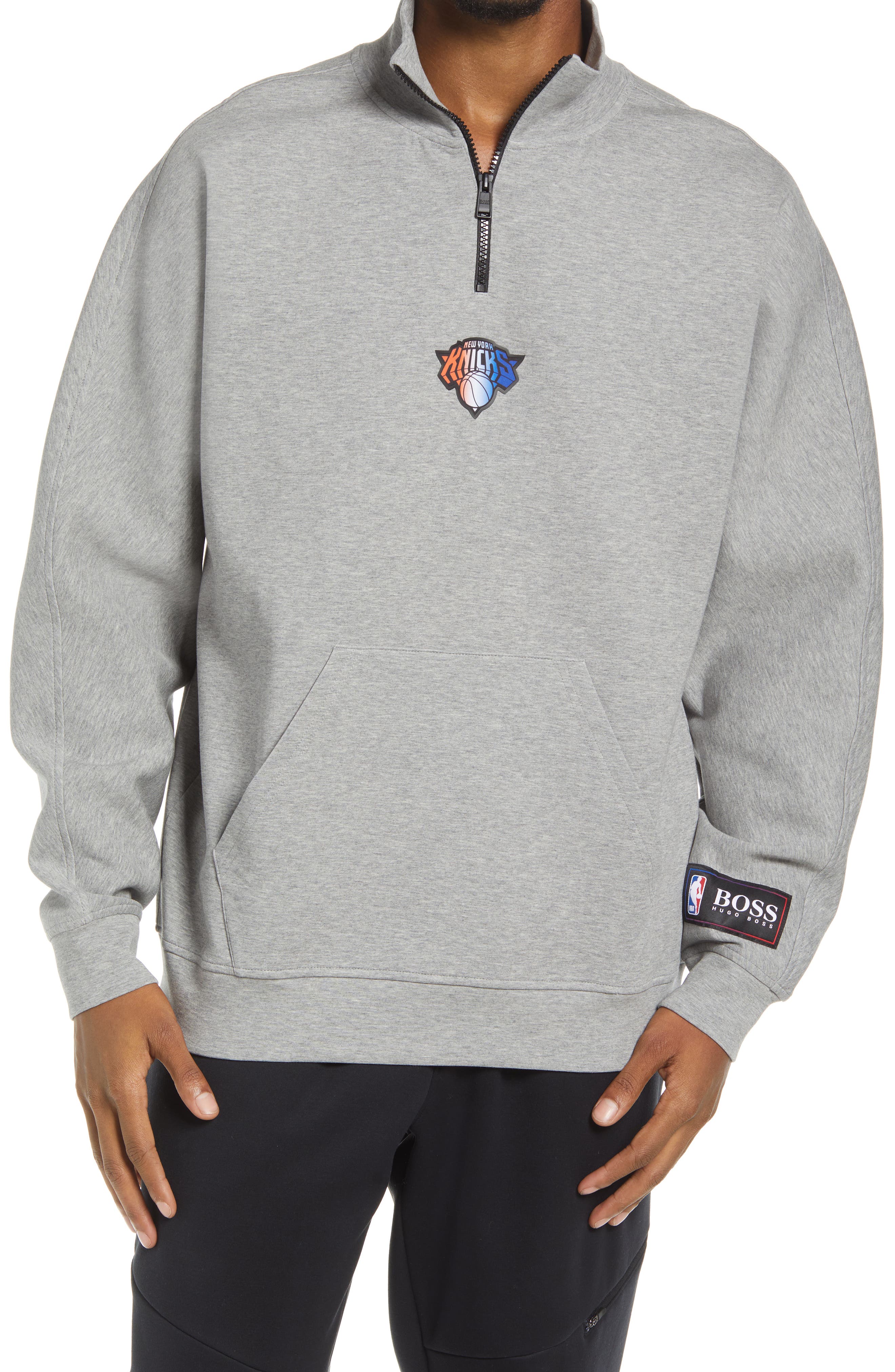 knicks quarter zip