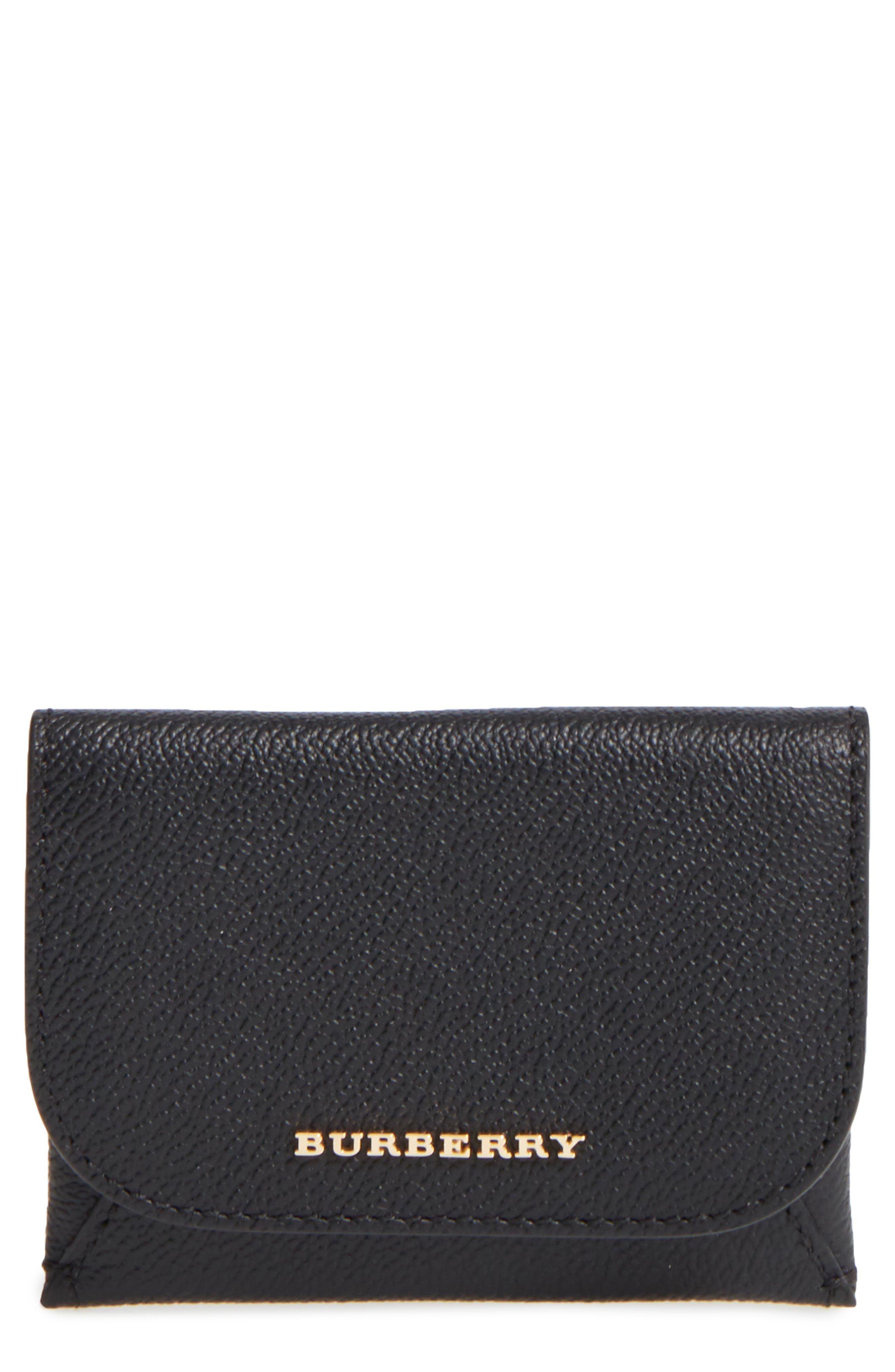 Burberry Mayfield Leather Card Case Nordstrom
