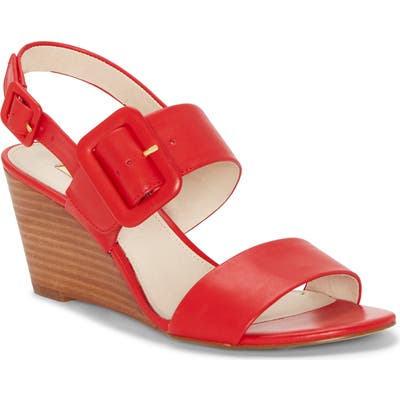 Louise Et Cie Putnam Wedge Sandal, Red