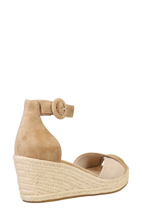 Pelle Moda Kove Espadrille Wedge Sandal In Latte/beige