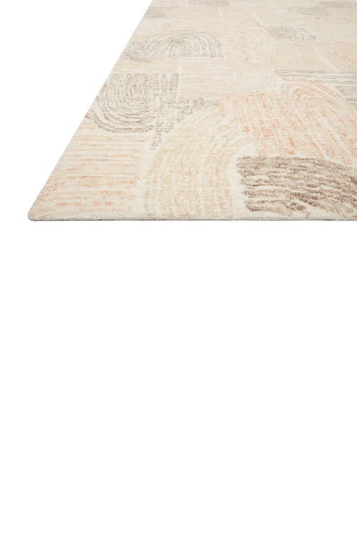 Loloi Milo Collection Rug In Peach/pebble