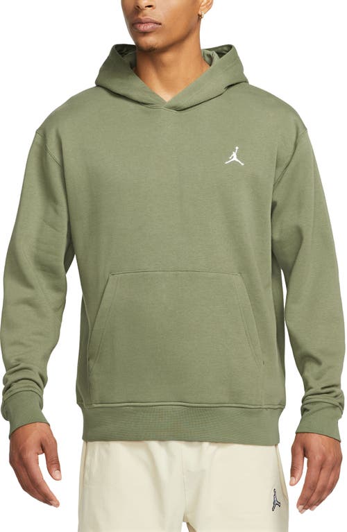 Essentials Pullover Hoodie in Sky J Lt Olive/White