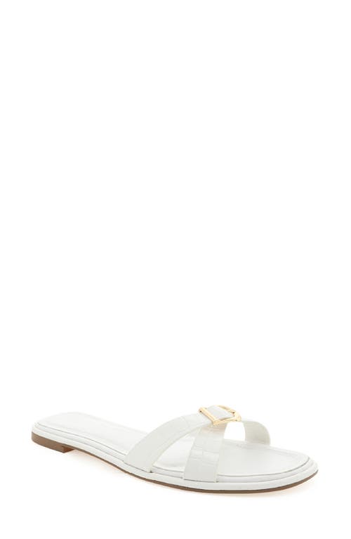 Billini Perline Slide Sandal In Bone Croc