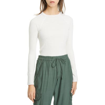 Nsf Clothing Vada Thermal Tee, Ivory