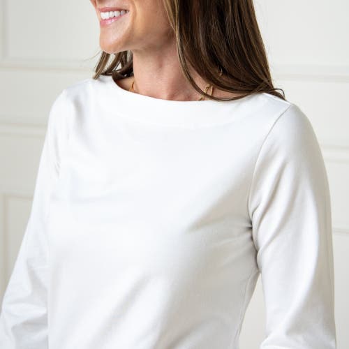 HOPE & HENRY ORGANIC BELLOW SLEEVE KNIT TOP 