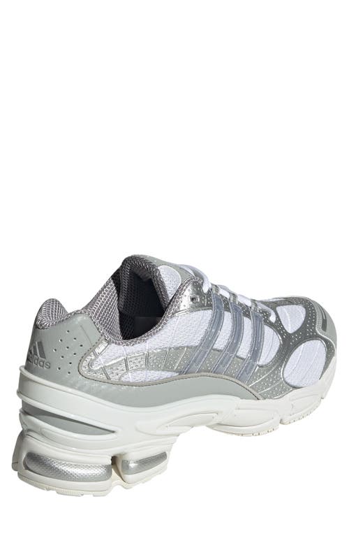 Shop Adidas Originals Adidas Ozweego Pro Sneaker In White/silver Metallic/white