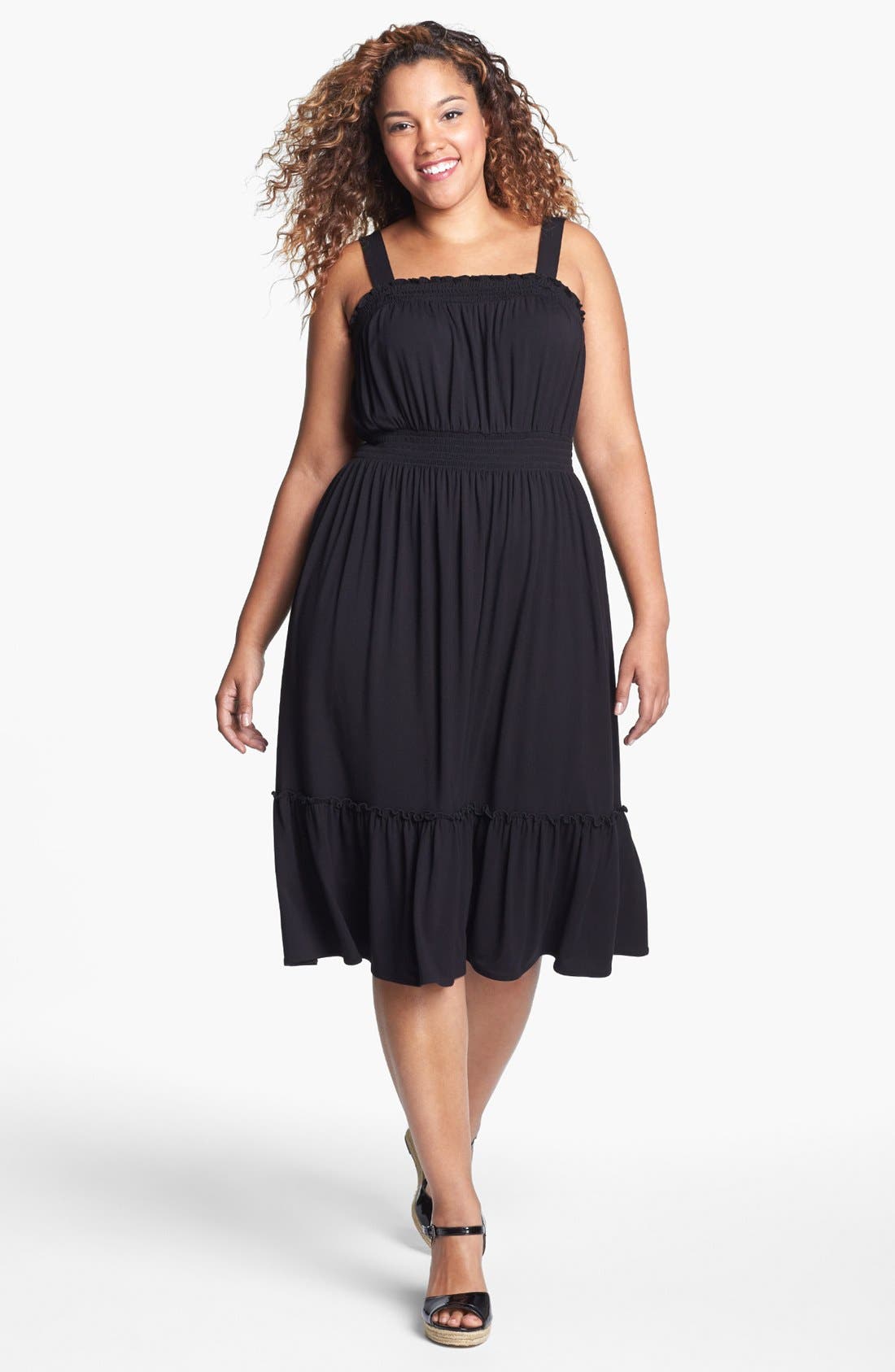 Sejour Smocked Sundress (Plus) Nordstrom