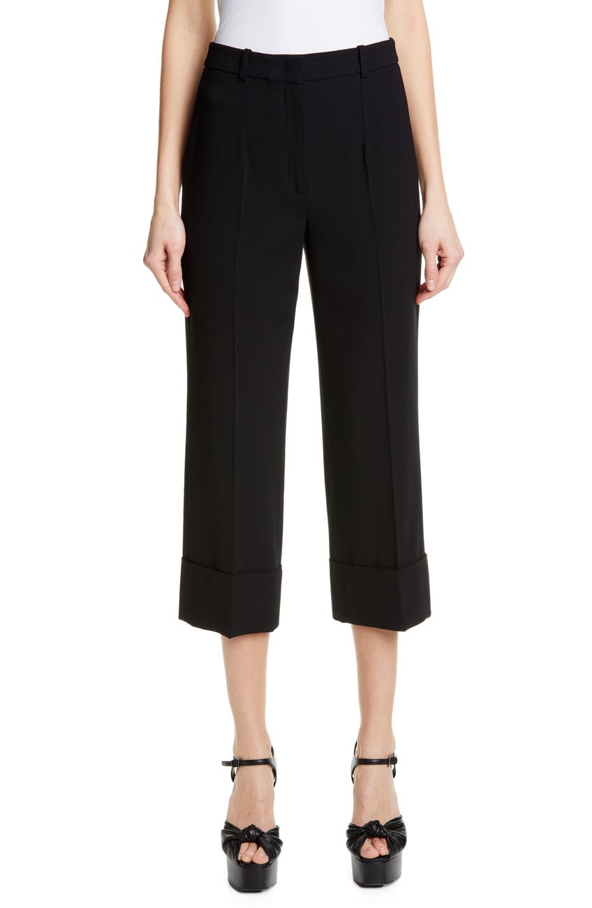 MICHAEL KORS COLLECTION | Cuffed Crop Pants | Nordstrom Rack