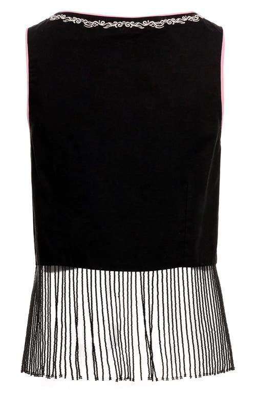 AGUA BENDITA AGUA BENDITA OTIS NOPAL EMBROIDERED COVER-UP VEST