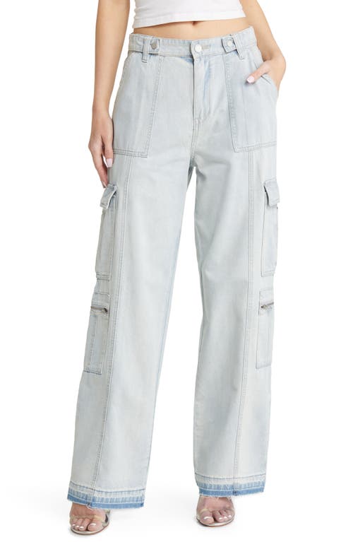 BLANKNYC The Franklin Rib Cage Wide Leg Cargo Jeans in Call My Name