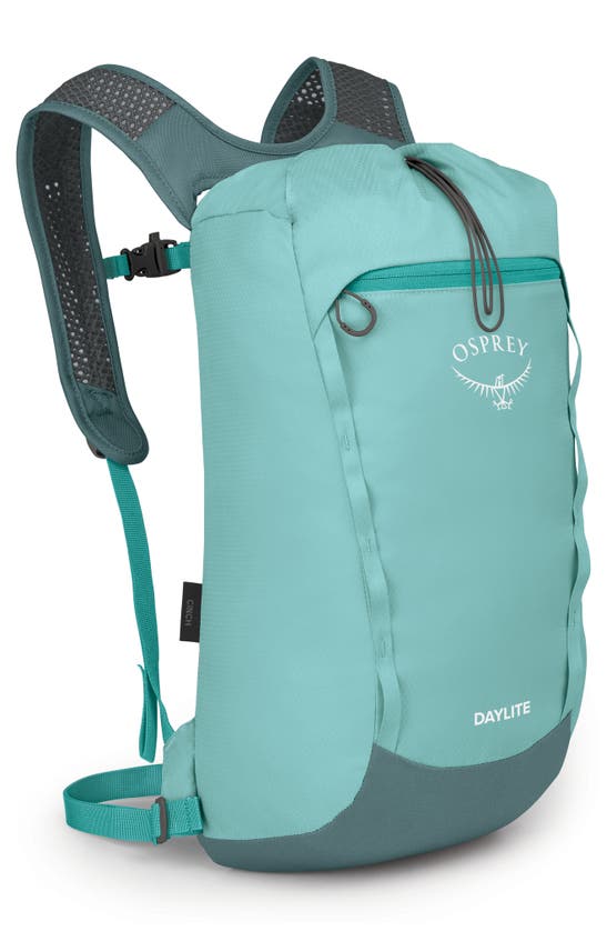 Shop Osprey Daylite Cinch Backpack In Jetstream Blue/ Cascade Blue