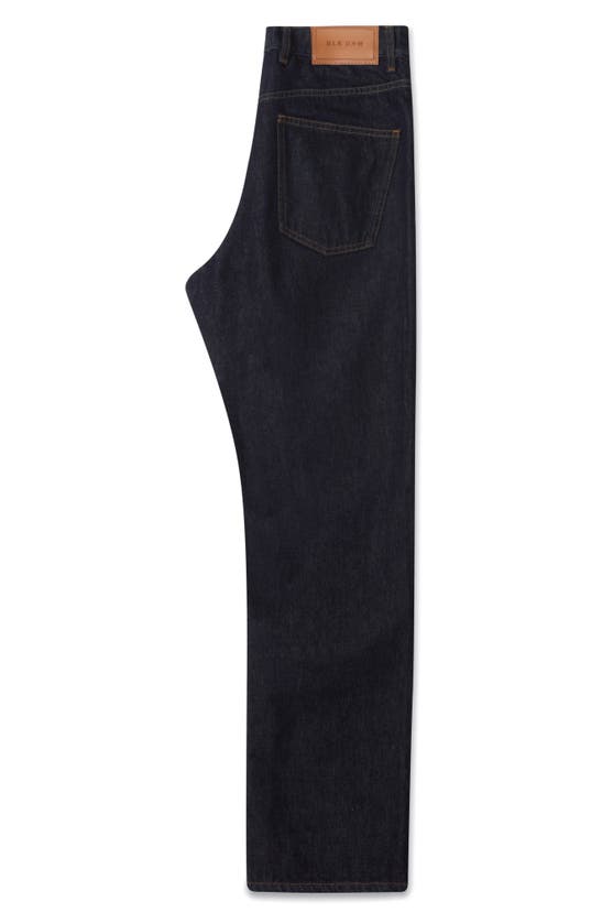 Shop Blk Dnm 55 Relaxed Straight Leg Organic Cotton Jeans In Blue Rinse