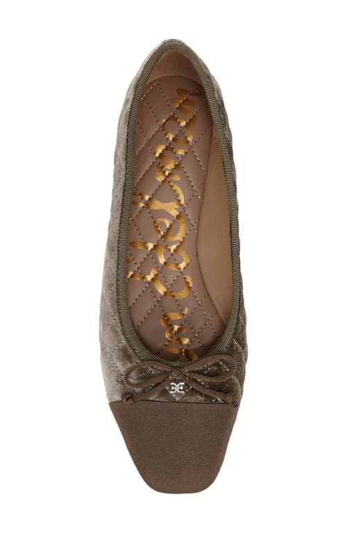 Sam Edelman Marilyn Cap Toe Ballet Flat In Green