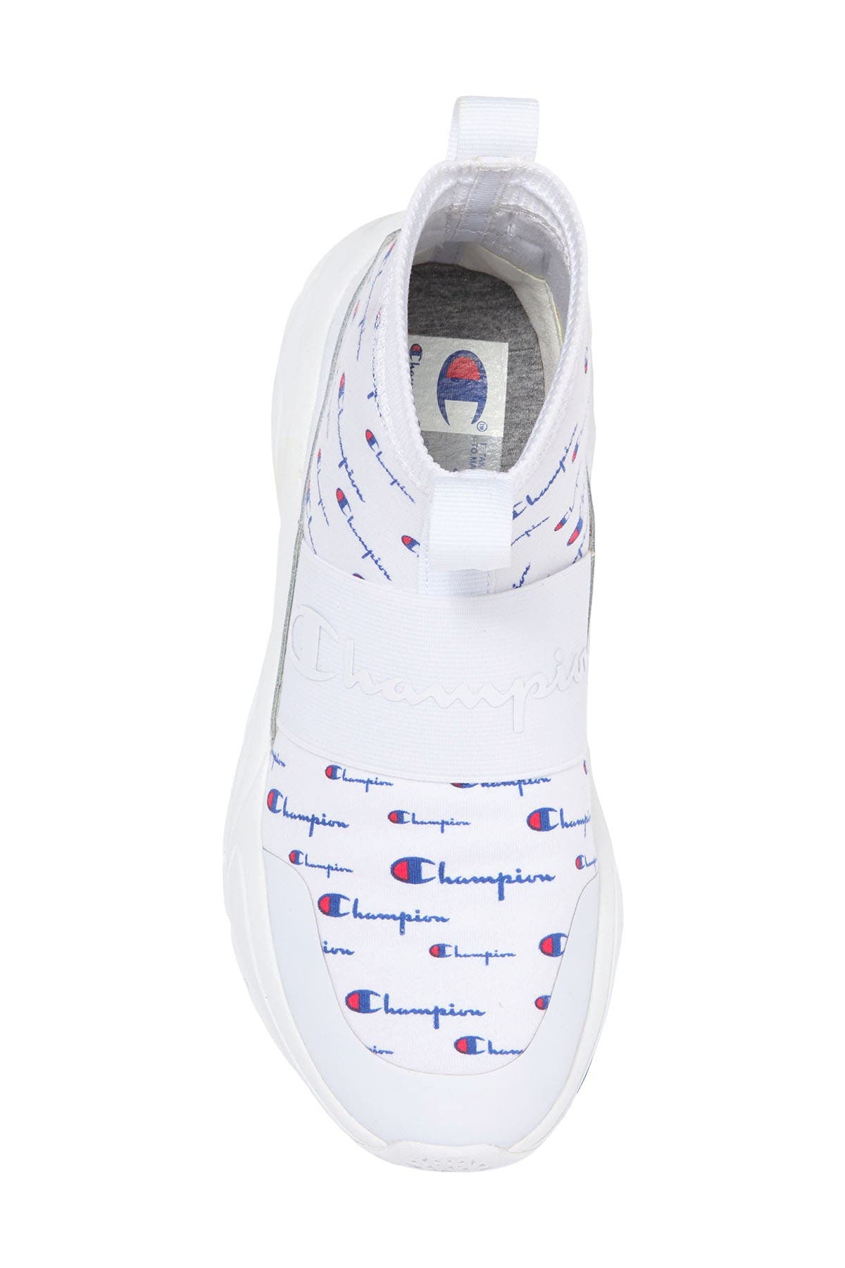 champion rally script sock sneaker