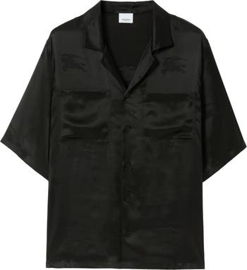 Burberry Monogram Silk Button Up Shirt, $345, Nordstrom