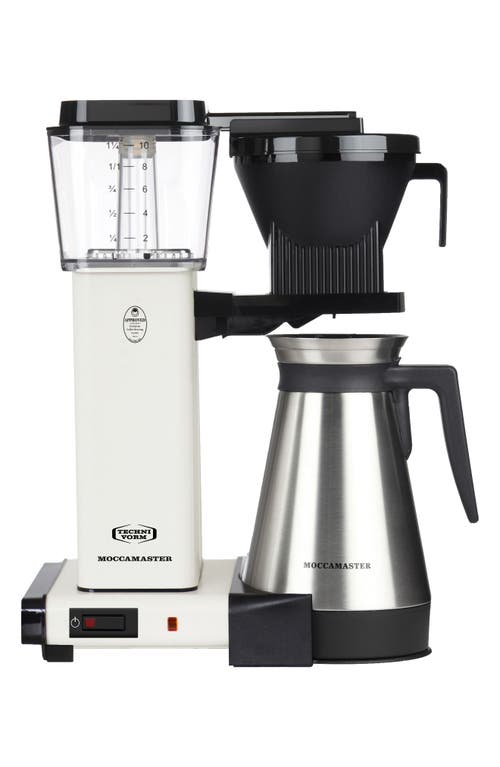 Moccamaster KBGT Thermal Carafe Coffeemaker in Off White at Nordstrom