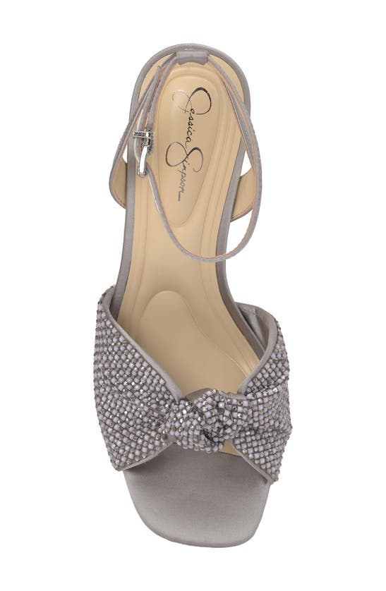 Shop Jessica Simpson Ohela Ankle Strap Sandal In Pewter